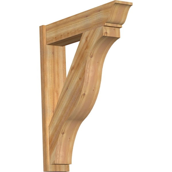 Ekena Millwork Funston Traditional Rough Sawn Outlooker, Western Red Cedar, 8"W x 36"D x 44"H OUT08X36X44FST01RWR - main